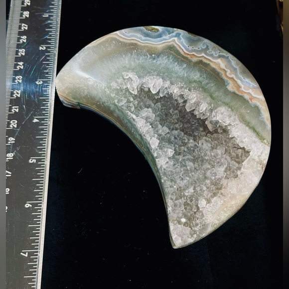 Amethyst moon with druzy - Picture 13 of 16